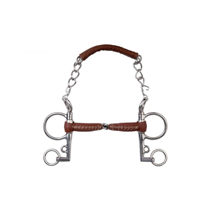 Pelham Metalab "pinchless" De Cuero De 2 Piezas