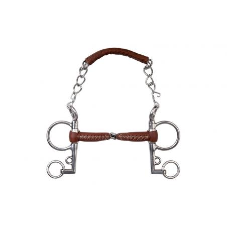 Pelham Metalab "pinchless" De Cuero De 2 Piezas