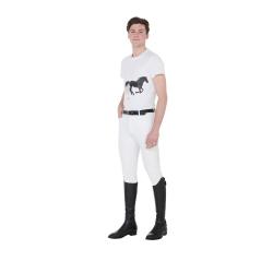 Man T-Shirt Pois Horse