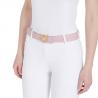 Double-Face Smooth Leather Belt With Logo Buckle