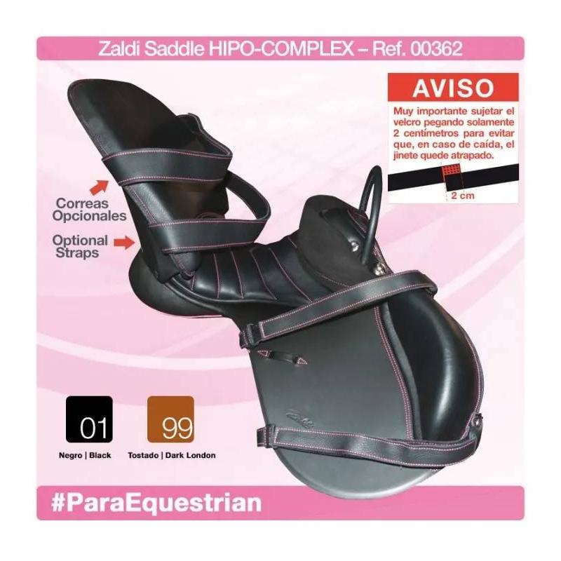 Silla Zaldi Inglesa Paraecuestre Hipo
