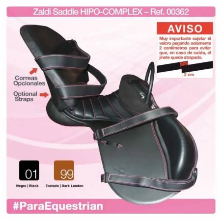 Silla Zaldi Inglesa Paraecuestre Hipo