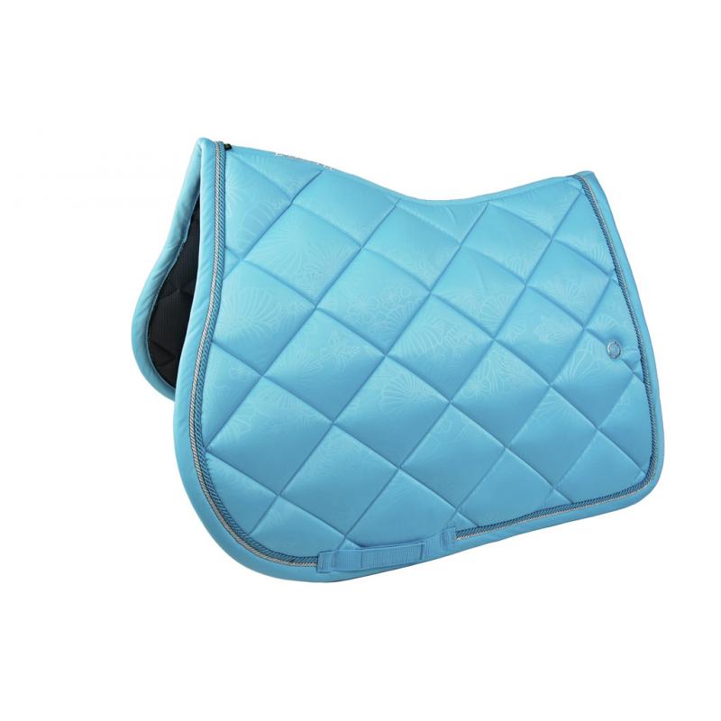 Lami-Cell "floral" saddle pad Ekkia Variant Color: Attol Blue, Size ...