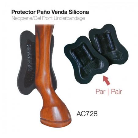 Protector Paño Venda Silicona Ac728 Negro