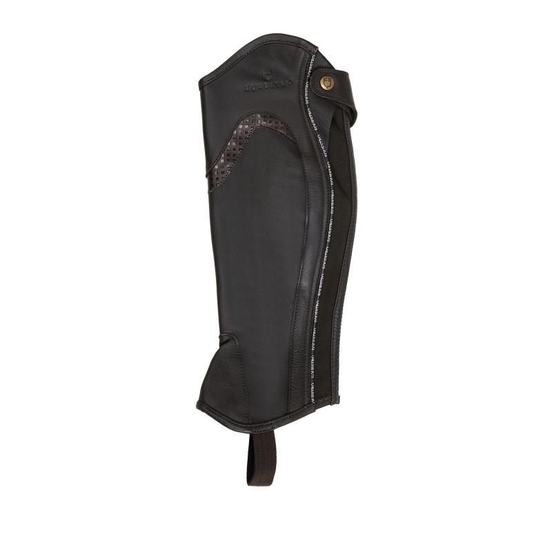 Unisex Leather Gaiters With Contrasting Profile