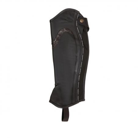 Unisex Leather Gaiters With Contrasting Profile