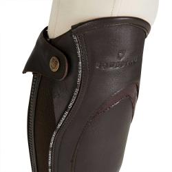 Unisex Leather Gaiters With Contrasting Profile