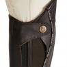 Unisex Leather Gaiters With Contrasting Profile