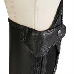 Unisex Leather Gaiters With Contrasting Profile