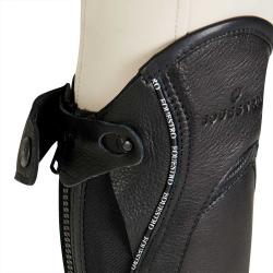 Unisex Leather Gaiters With Contrasting Profile