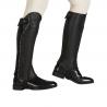 Unisex Leather Gaiters With Contrasting Profile
