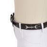 Leather Belt With Snaffle Bits