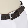 Leather Belt With Snaffle Bits