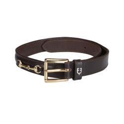Leather Belt With Snaffle Bits