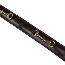 Leather Belt With Snaffle Bits