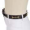 Leather Belt With Snaffle Bits