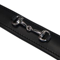 Leather Belt With Snaffle Bits