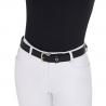 Leather Belt With Snaffle Bits