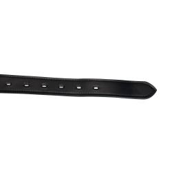 Leather Belt With Silver Clincher