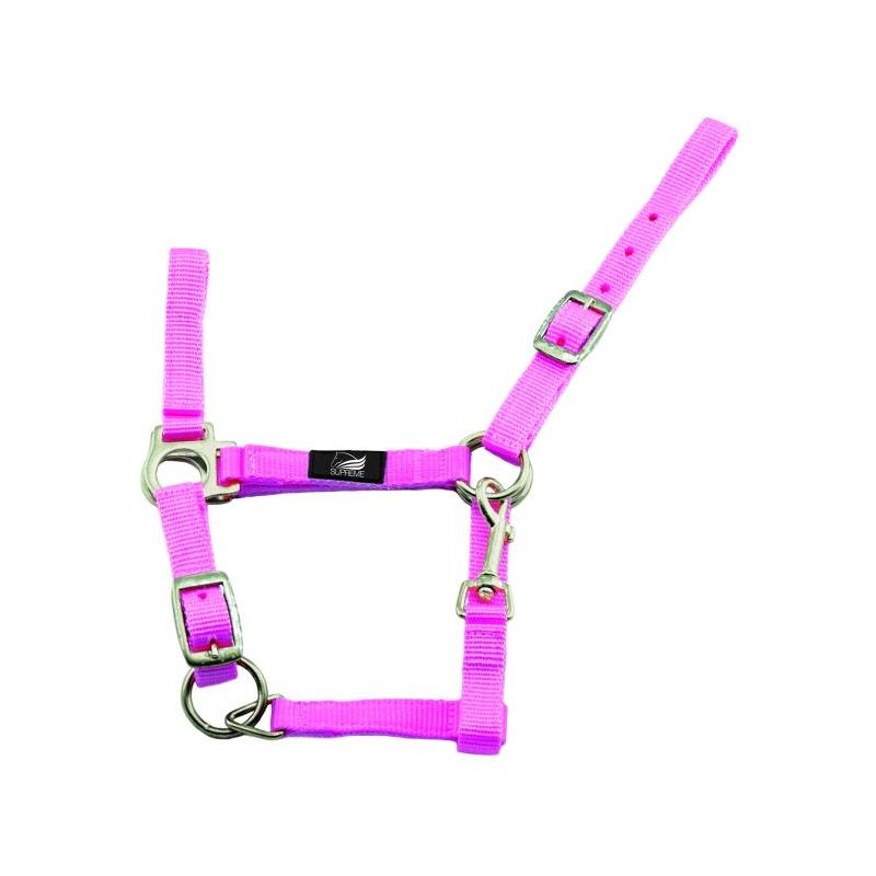 Foal Halter With Double Adjustment And Snap Hook