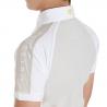 Boys' Slim Fit Competition Polo Shirt Four-Buttons