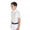 Boys' Slim Fit Competition Polo Shirt Four-Buttons