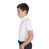 Boys' Slim Fit Competition Polo Shirt Four-Buttons