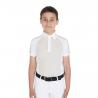 Boys' Slim Fit Competition Polo Shirt Four-Buttons