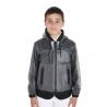 Kids' Windproof Zip Hooded Raincoat
