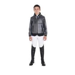 Kids' Windproof Zip Hooded Raincoat
