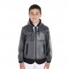 Kids' Windproof Zip Hooded Raincoat