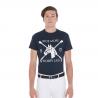 Men's Slim Fit T-Shirt With Equestrian Print