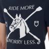 Men's Slim Fit T-Shirt With Equestrian Print