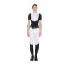 Women's Slim Fit Pleated Cotton Polo Shirt