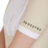 Women's Slim Fit Pleated Cotton Polo Shirt