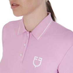Women's Slim Fit Polo Shirt In Breathable Fabric