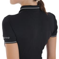 Women's Slim Fit Polo Shirt In Breathable Fabric