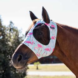 Lycra Anti-Fly Mask With Ear Cover Net