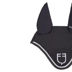 Fly Veil In Cotton With Central Logo