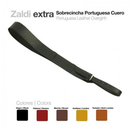 Sobrecincha Portuguesa Zaldi Extra Cuero