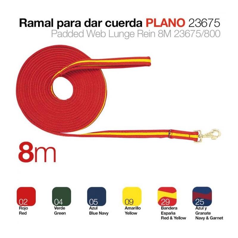  Ramal Dar Cuerda Algodón Plano 23675 8m