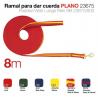  Ramal Dar Cuerda Algodón Plano 23675 8m