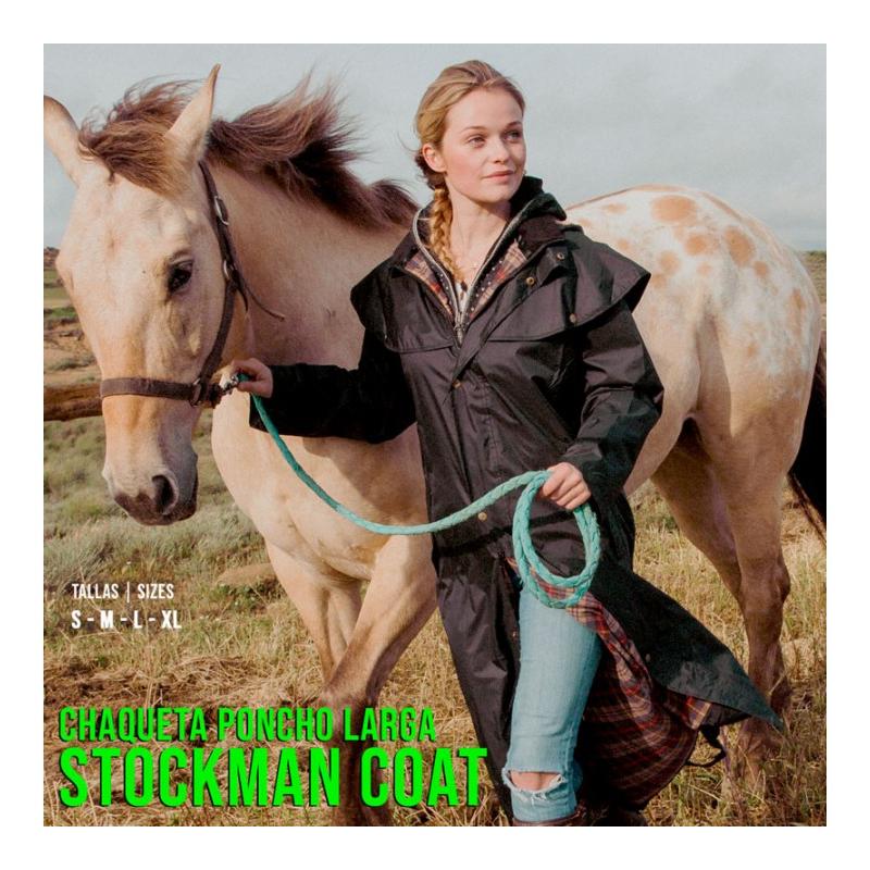 Chaqueta Poncho Larga Stockman Coat 10000