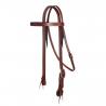3/4" Greased Leather Western Bridle