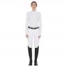 Women's Long Sleeved Polo Shirt In Technical Fleece Fabric