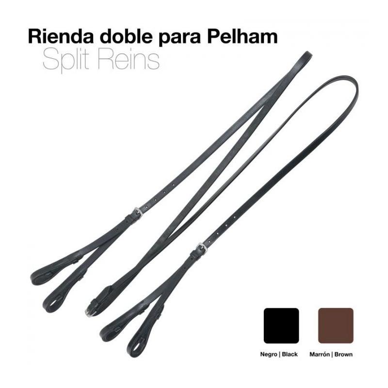  Riendas Doble Para Pelham 1442