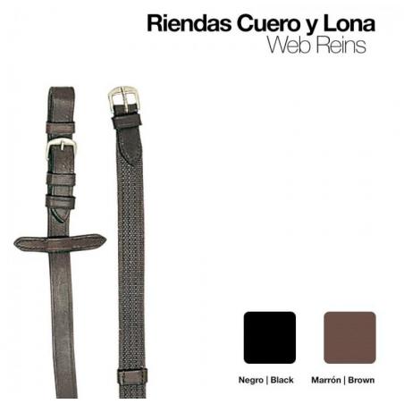  Riendas Cuero Lona 1805