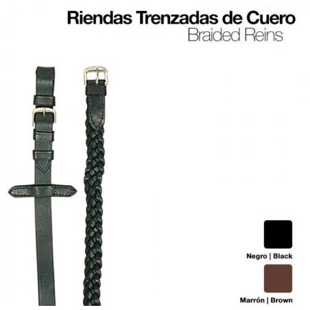  Riendas Trenzadas Cuero 1803