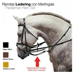  Riendas Ledering Con Martingala 1814
