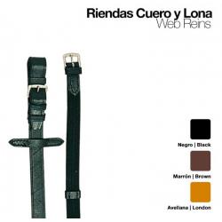  Riendas Cuero Lona 301